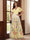 A-Line/Princess V-Neck Short Sleeves Floor-Length Mother of the Bride Dresses with Appliques