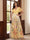 A-Line/Princess V-Neck Short Sleeves Floor-Length Mother of the Bride Dresses with Appliques