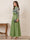 A-Line/Princess Shirt Collar Long Sleeves  Floor Length Mother of the Bride Dresses with Applique & 3D Floral