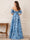 A-Line/Princess Off-The-Shoulder Sweep Train Mother of the Bride Dresses with Flower