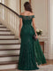 Sheath Column Short Sleeves Crew Neck Floor Length Mother of the Bride Dresses with Beading & Embroidery
