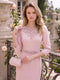 Trumpet/Mermaid Scoop 3/4 Sleeves Tea-Length Mother of the Bride Dresses with Applique