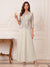 A-Line/Princess 2 Pieces 3/4 Sleeves Boat Neck Ankle Length Mother of the Bride Dresses with Lace