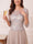 A-Line/Princess 3/4 Sleeves Scoop Knee Length Mother of the Bride Dresses with Pleats & Appliques
