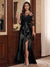 A-Line/Princess 3/4 Sleeves Scoop Asymmetrical Mother of the Bride Dresses with Ruffles & Appliques