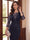 Sheath Column Illusion Neck 3/4 Sleeves Knee-length Mother of the Bride Dresses with Appliques & Lace