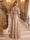 Trumpet/Mermaid Scoop 3/4 Sleeves Floor-Length Mother of the Bride Dresses with Applique & Beading