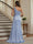 Trumpet/Mermaid One Shoulder Sleeveless Floor-Length Mother of the Bride Dresses with 3D Floral & Split Side
