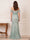 Trumpet/Mermaid Off the Shoulder Short Sleeves Floor-Length Mother of the Bride Dresses with Applique & Sash