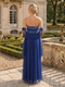 A-Line/Princess Strapless Sleeveless Floor-Length Mother of the Bride Dresses with Applique