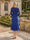Sheath Column Scoop Long Sleeves Tea-Length Mother of the Bride Dresses with Sequins & Ruffles
