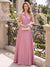 A-Line/Princess One Shoulder Sleeveless Floor-length Mother of the Bride Dresses with Flower