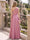 A-Line/Princess One Shoulder Sleeveless Floor-length Mother of the Bride Dresses with Flower