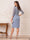 Sheath Column Scoop Long Sleeves Knee-Length Mother of the Bride Dresses with Applique & Ruffles