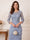 Sheath Column Scoop Long Sleeves Knee-Length Mother of the Bride Dresses with Applique & Ruffles