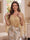 Trumpet/Mermaid V Neck Half Sleeves Floor-Length Mother of the Bride Dresses with Cape & 3D Floral