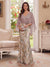 Trumpet/Mermaid V Neck Half Sleeves Floor-Length Mother of the Bride Dresses with Cape & 3D Floral