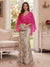 Trumpet/Mermaid V Neck Half Sleeves Floor-Length Mother of the Bride Dresses with Cape & 3D Floral
