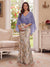 Trumpet/Mermaid V Neck Half Sleeves Floor-Length Mother of the Bride Dresses with Cape & 3D Floral