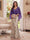 Trumpet/Mermaid V Neck Half Sleeves Floor-Length Mother of the Bride Dresses with Cape & 3D Floral