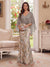 Trumpet/Mermaid V Neck Half Sleeves Floor-Length Mother of the Bride Dresses with Cape & 3D Floral