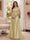 Trumpet/Mermaid Off-the-Shoulder Short Sleeves Floor-Length Mother of the Bride Dresses with Applique & 3D Floral