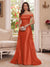 Trumpet/Mermaid Off-the-Shoulder Short Sleeves Floor-Length Mother of the Bride Dresses with Applique & 3D Floral