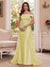 Trumpet/Mermaid Off-the-Shoulder Short Sleeves Floor-Length Mother of the Bride Dresses with Applique & 3D Floral