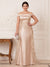 Trumpet/Mermaid Off-the-Shoulder Short Sleeves Floor-Length Plus Size Mother of the Bride Dresses with Applique & 3D Floral