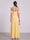 Sheath/Column Off-the-Shoulder Short Sleeves Floor-Length Bridesmaid Dresses with Ruched & Split Side