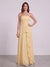 A-Line/Princess Strapless Sleeveless Floor-Length Bridesmaid Dresses with Ruffles & Ruched