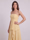 A-Line/Princess Strapless Sleeveless Floor-Length Bridesmaid Dresses with Ruffles & Ruched