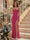 Sheath/Column Strapless Sleeveless Floor-Length Bridesmaid Dresses with Ruched & Split Side