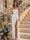 Sheath/Column Strapless Sleeveless Floor-Length Bridesmaid Dresses with Ruched & Split Side