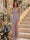 Sheath/Column Strapless Sleeveless Floor-Length Bridesmaid Dresses with Ruched & Split Side