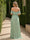 A-Line/Princess Off-the-Shoulder Sleeveless Floor-Length Bridesmaid Dresses with Ruffles & Split Side