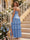 A-Line/Princess Spaghetti Straps Sleeveless Floor-Length Bridesmaid Dresses with Ruffles & Split Side