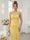 Trumpet/Mermaid One-Shoulder Sleeveless Asymmetrical Bridesmaid Dresses with Lace & Applique