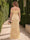 Trumpet/Mermaid Off the Shoulder Sleeveless Floor-Length Plus Size Bridesmaid Dresses with Lace & Applique