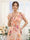A-Line/Princess V-Neck Short Sleeves Floor-Length Bridesmaid Dresses with Split Side