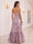 A-Line/Princess Strapless Sleeveless Floor-Length Evening Dresses with Ruffles