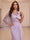 Trumpet/Mermaid Scoop Asymmetrical Floor-Length Evening Dresses with Ruffles & Bowknot