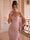 Trumpet/Mermaid Sweetheart Strapless Sleeveless Floor-Length Evening Dresses with Bowknot & Sequins