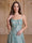A-Line/Princess Spaghetti Straps Sleeveless Floor-Length Evening Dresses with Applique