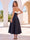 A-Line/Princess Strapless Sleeveless Tea-Length Cocktail Dresses With Ruched