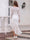 Trumpet/Mermaid Scoop Long Sleeves Asymmetrical Cocktail Dresses With Ruffles