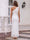 Sheath/Column One-Shoulder Sleeveless Ankle-Length Cocktail Dresses With Ruffles & Applique