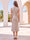 Sheath/Column V-Neck Sleeveless Knee-Length Cocktail Dresses With 3D Floral