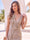 Sheath/Column V-Neck Sleeveless Knee-Length Cocktail Dresses With 3D Floral