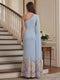 Sheath Column One-Shoulder Sleeveless Ankle-Length Mother of the Bride Dresses with Flower